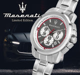 Maserati Royale Chronograph Grey Dial Silver Steel Strap Watch For Men - R8873637003 Buy Now By Maserati