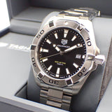 Tag Heuer Aquaracer Black Dial Silver Steel Strap Watch for Men - WBD1110.BA0928 Buy Now By Tag Heuer