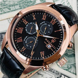 Maserati Traguardo Chronograph Black Dial Black Leather Strap Watch For Men - R8871612002 Buy Now By Maserati