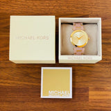 Michael Kors Delray Rose Gold Dial Pink Steel Strap Watch for Women - MK4316 Buy Now By Michael Kors
