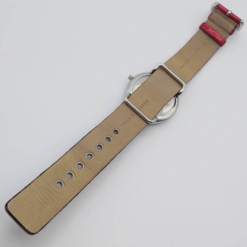 Marc Jacobs Amy Purple Dial Red Leather Strap Watch for Women - MBM1138 Buy Now By Marc Jacobs