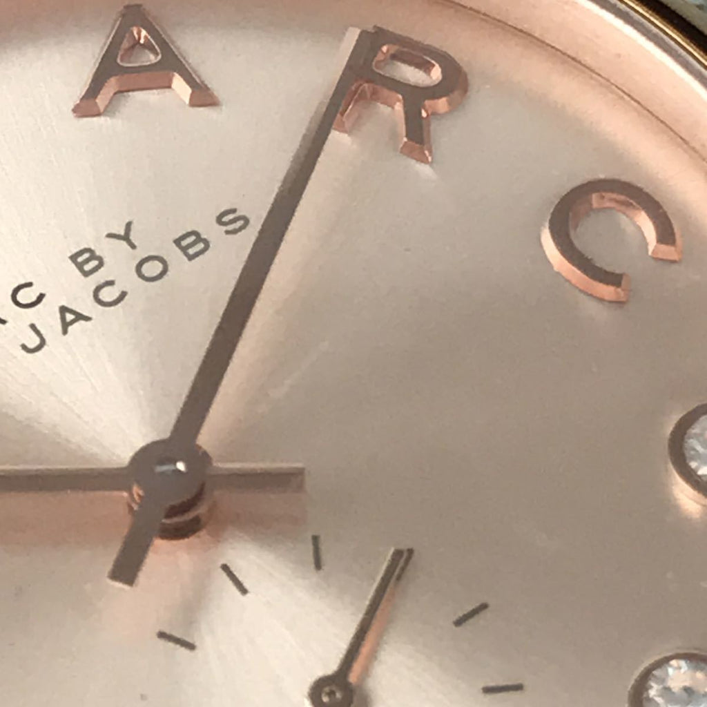 Marc Jacobs Baker Rose Gold Dial Grey Leather Strap Watch for Women - MBM1400 Buy Now By Marc Jacobs