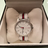 Gucci G Timeless Quartz White DIal White NATO Strap Watch For Men - YA126322 Buy Now By Gucci