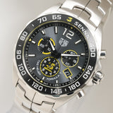 Tag Heuer Formula 1 Ayrton Senna Special Edition Grey Dial Silver Steel Strap Watch for Men - CAZ101AF.BA0637 Buy Now By Tag Heuer