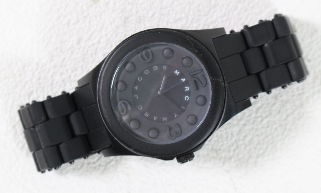 Marc Jacobs Pelly Black Dial Black Silicone Strap Watch for Women - MBM2531 Buy Now By Marc Jacobs