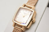 Tissot Lovely Square Lady Quartz Rose Gold Dial Rose Gold Mesh Bracelet Watch For Women - T058.109.33.456.00 Buy Now By Tissot