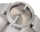 Gucci Interlocking G Brown Dial Silver Steel Strap Watch For Women - YA133506 Buy Now By Gucci