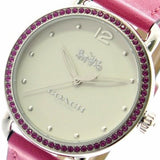 Coach Delancey White Dial Red Leather Strap Watch for Women - 14502879 Buy Now By Coach