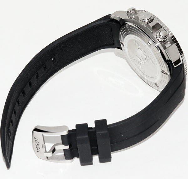 Tissot Seastar 1000 Chronograph Black Dial Black Rubber Strap Watch For Men - T120.417.17.051.00 Buy Now By Tissot