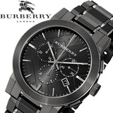 Burberry The City Grey Dial Gunmetal Grey Steel Strap Watch for Men - BU9354 Buy Now By Burberry