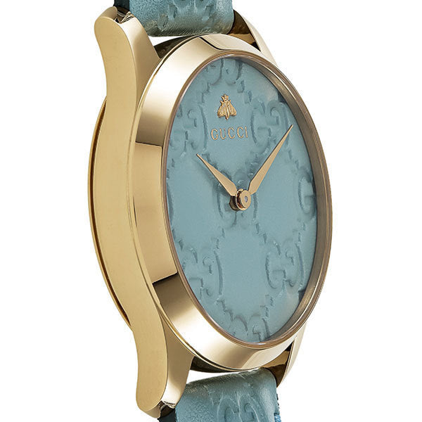Gucci G Timeless Quartz Blue Dial Blue Leather Strap Watch For Men - YA1264097 Buy Now By Gucci