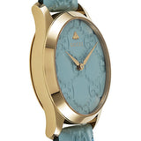Gucci G Timeless Quartz Blue Dial Blue Leather Strap Watch For Men - YA1264097 Buy Now By Gucci