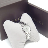 Gucci G Timeless Silver Dial Silver Steel Strap Watch For Women - YA126551 Buy Now By Gucci