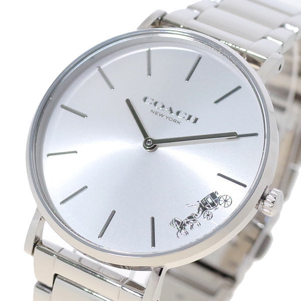 Coach Perry Silver Dial Silver Steel Strap Watch for Women - 14503344 Buy Now By Coach
