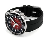 Tissot Seastar 1000 Chronograph Red Dial Black Rubber Strap Watch For Men - T120.417.17.421.00 Buy Now By Tissot