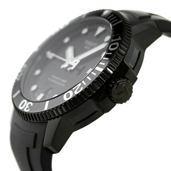 Tissot Seastar 1000 Powermatic 80 Black Dial Black Rubber Strap Watch For Men - T120.407.37.051.00 Buy Now By Tissot