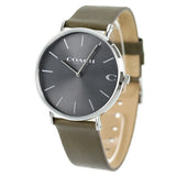 Coach Charles Grey Dial Brown Leather Strap Watch for Men - 14602153 Buy Now By Coach