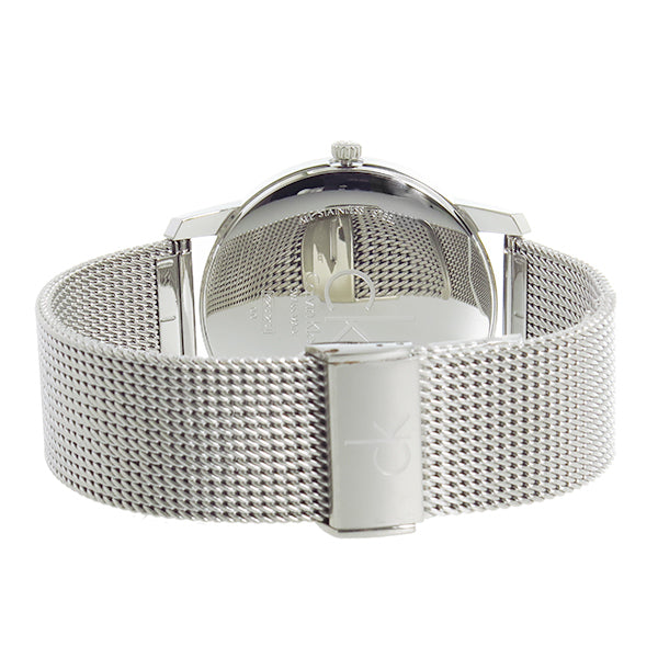 Calvin Klein City Chronograph White Dial Silver Mesh Bracelet Watch for Men - K2G2G126 Buy Now By Calvin Klein