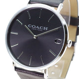 Coach Charles Black Dial Black Leather Strap Watch for Men - 14602149 Buy Now By Coach