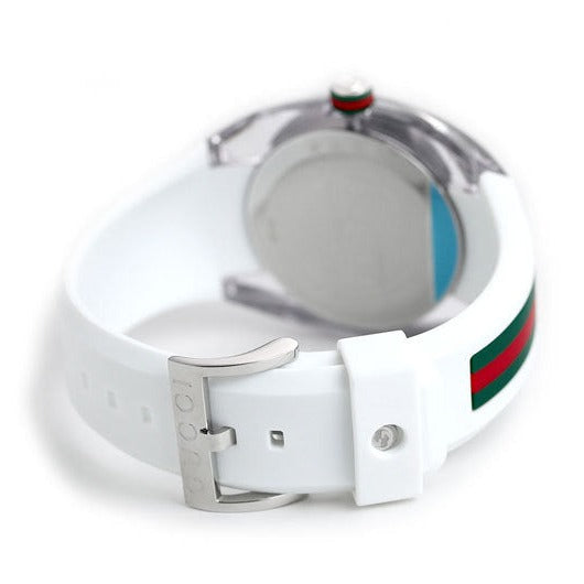 Gucci Sync XXL White Dial White Rubber Strap Watch For Men - YA137102 Buy Now By Gucci
