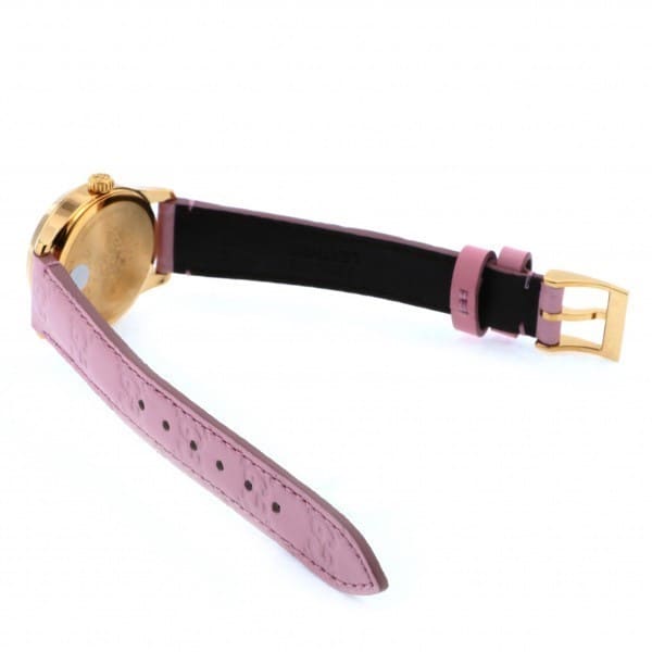 Gucci G Timeless Quartz Pink Dial Pink Leather Strap Watch For Women - YA1265005 Buy Now By Gucci