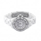 Chanel J12 Diamonds Mother of Pearl White Dial White Steel Strap Watch for Women - J12 H5704 Buy Now By Chanel