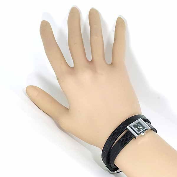 Gucci G-Frame Black Dial Black Leather Strap Watch For Women - YA128526 Buy Now By Gucci