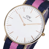 Daniel Wellington Classic Winchester White Dial Three Tone Nylon Strap Watch For Women - DW00100033 Buy Now By Daniel Wellington