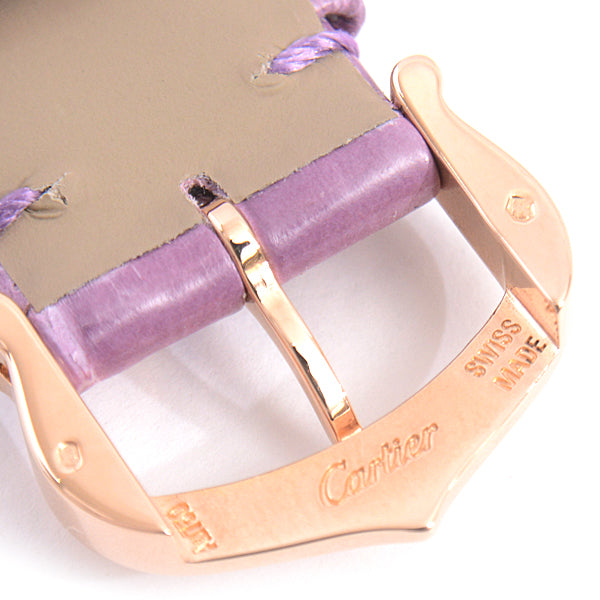 Cartier Ballon Bleu Diamonds White Dial Pink Leather Strap Watch for Women - WE902050 Buy Now By Cartier