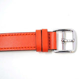 Coach Delancey White Dial Orange Leather Strap Watch for Women - 14502880 Buy Now By Coach