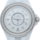 Chanel J12 Quartz Diamonds White Dial White Steel Strap Watch for Women - J12 H3110 Buy Now By Chanel