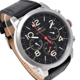 Tommy Hilfiger Jake Chronograph Black Dial Black Leather Strap Watch for Men - 1791232 Buy Now By Tommy Hilfiger