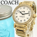 Coach Madison White Dial Gold Steel Strap Watch for Women - 14502397 Buy Now By Coach