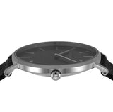 Coach Charles Black Dial Black Leather Strap Watch for Men - 14602157 Buy Now By Coach