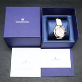Swarovski Octea Lux Chrono Pink Dial Pink Leather Strap Watch for Women - 5452501 Buy Now By Swarovski