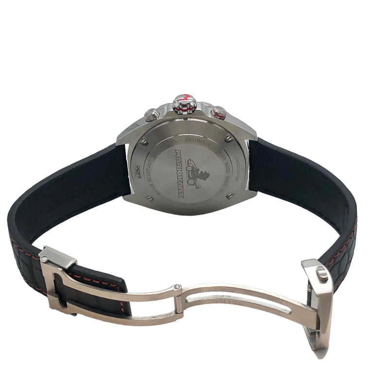 Tag Heuer Formula 1 Mario Kart Chronograph Black Dial Black Leather Strap Watch for Men - CAZ201E.FC6517 Buy Now By Tag Heuer