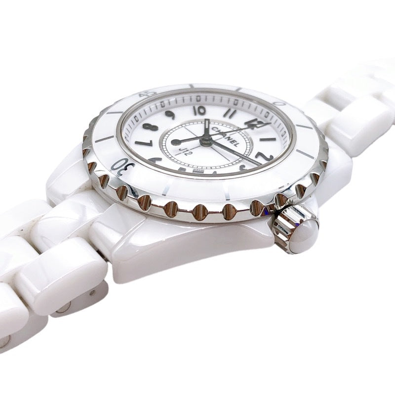Chanel J12 Quartz White Dial White Steel Strap Watch for Women - J12 H5698 Buy Now By Chanel