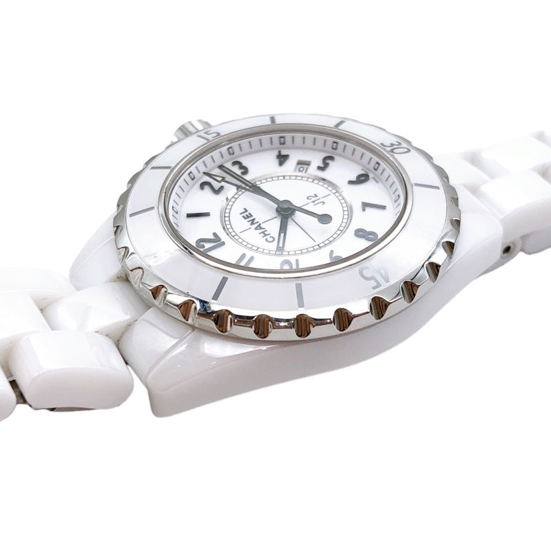 Chanel J12 Quartz White Dial White Steel Strap Watch for Women - J12 H5698 Buy Now By Chanel