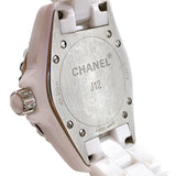 Chanel J12 Quartz White Dial White Steel Strap Watch for Women - J12 H5698 Buy Now By Chanel