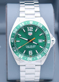 Tag Heuer Formula 1 Quartz Green Dial Silver Steel Strap Watch for Men - WAZ1017.BA0842 Buy Now By Tag Heuer