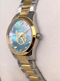 Gucci G Timeless Quartz Mother of Pearl Blue Dial Two Tone Steel Strap Watch For Women - YA1265011 Buy Now By Gucci
