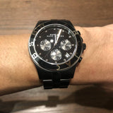 Marc Jacobs Blade Chronograph Black Dial Black Steel Strap Watch for Women - MBM3083 Buy Now By Marc Jacobs