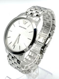 Emporio Armani Classic Quartz Silver Dial Silver Steel Strap Watch For Men - AR1745 Buy Now By Emporio Armani
