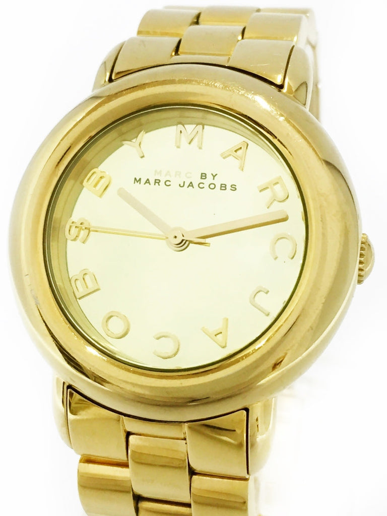 Marc Jacobs Marci Gold Dial Gold Steel Strap Watch for Women - MBM3098 Buy Now By Marc Jacobs