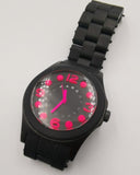 Marc Jacobs Pelly Black Dial Black Silicone Strap Watch for Women - MBM2508 Buy Now By Marc Jacobs