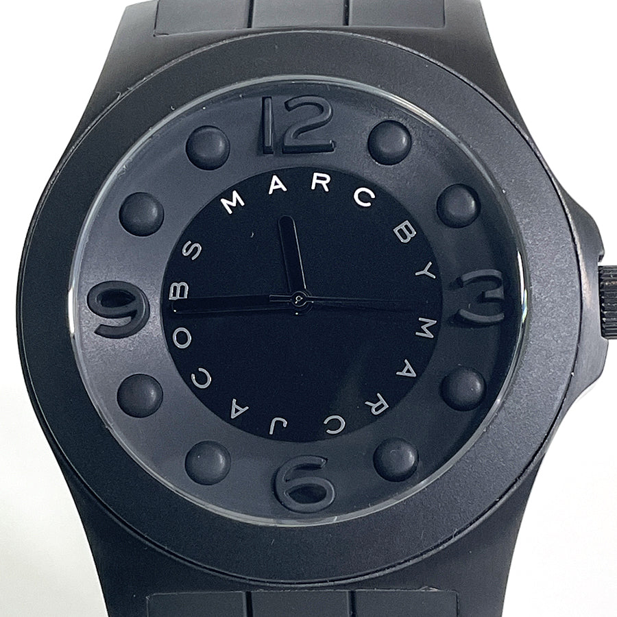Marc Jacobs Pelly Black Dial Black Silicone Strap Watch for Women - MBM2531 Buy Now By Marc Jacobs