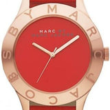 Marc Jacobs Blade Red Dial Red Leather Strap Watch for Women - MBM1204 Buy Now By Marc Jacobs