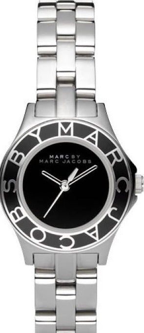 Marc Jacobs Blade Black Dial Silver Steel Strap Watch for Women - MBM3059 Buy Now By Marc Jacobs
