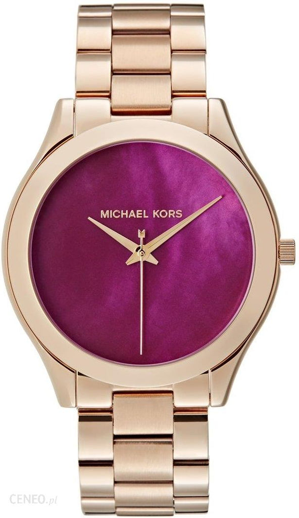 Michael Kors Runway Pink Dial Rose Gold Steel Strap Watch for Women - MK3550 Buy Now By Michael Kors