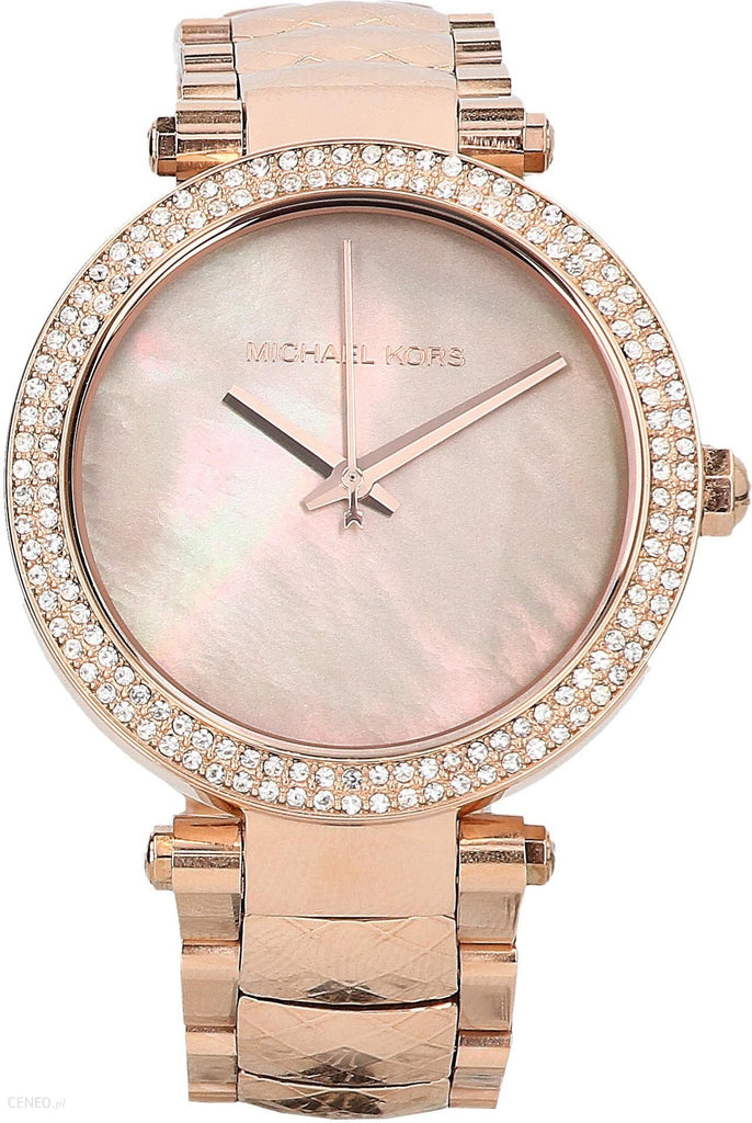 Michael Kors Parker Rose Gold Dial with Diamonds Rose Gold Steel Strap Watch for Women - MK6426 Buy Now By Michael Kors